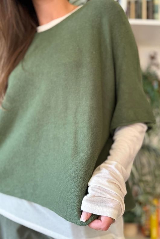 Conrad Layer Knit Heritage Green
